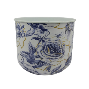 Jardinière florale bohème moderne avec motif de feuilles tropicales colorées, jardinière pour plantes d'intérieur pour la décoration de la maison - Product Image 3