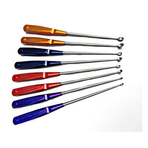 Juego de Curetas Cervicales Manuales de Acero Inoxidable, 8 Piezas, Aprobado por CE, Certificado MOL, Alta Calidad, Ortopedia, Cirugía de Columna Vertebral - Product Image 2