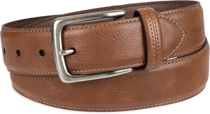Cinturones de Cuero Vacuno Formales para Hombre OEM con Logotipo Personalizado, Hebilla de Aleación Moderna, Cuero Genuino Personalizado al por Mayor - Product Image 3