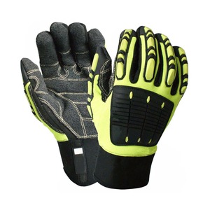 Gants de sécurité mécaniques robustes à prix de gros, respirants et confortables, en cuir de 8 oz, fabriqués en TPE - Product Image 1