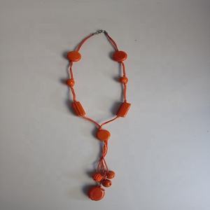 Collar de resina de estilo africano tradicional con cuentas de hueso inteligente Cadenas religiosas cristianas de moda y de moda Precio especial - Product Image 5