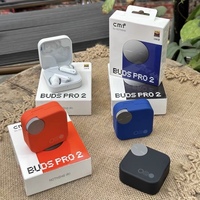 Écouteurs intra-auriculaires TWS Cmf Buds Pro 2 ANC LED Hi-Fi pour 5.2 IPX5 étanches Type-C avec contrôle tactile bleu rouge