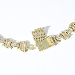 Luxury VVS Moissanite Diamond Iced Out Cuban Link Hip Hop Bracelet <b>for</b> <b>Men</b> 925 Sterling Silver Custom Jewelry Available <b>for</b> Sale - Product Image 2