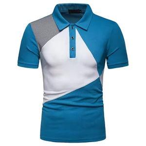 T-shirts décontractés et professionnels pour hommes, anti-rides, en maille unie, de haute qualité, à manches courtes, pour le golf, avec options personnalisables - Product Image 2