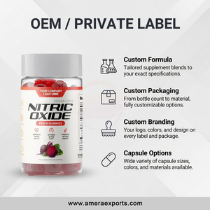 เยลลี่ไนตริกออกไซด์ OEM อาหารเสริมแบบเคี้ยวได้ จำหน่ายแบบขายส่ง - Product Image 3