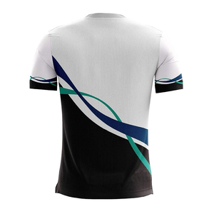 T-shirt en polyester pour hommes, sublimation personnalisée, impression intégrale, OEM, t-shirt sublimé pour hommes, vêtements de sport légers, fournisseur - Product Image 3
