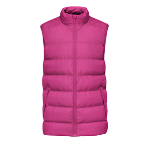 Polyester Vest Bib Safety Hi Vis Reflective Mesh <b>Quilted</b> Puffer Fleece Softshell Insulated Lightweight Breathable Casual Zipper - Product Image 1