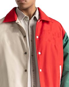 Chaqueta Universitaria de Lana Gruesa para Hombre, Diseño Moderno y Cómodo con Logotipo en la Parte Delantera, Corte Holgado, 2026, OEM ODM Personalizado - Product Image 1