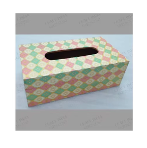 Caja de pañuelos de madera con estampado de esmalte ecológico, la más vendida, fabricada con un nuevo diseño artesanal al precio más bajo. - Product Image 3