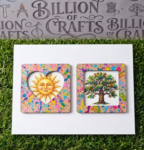 DIY MDF Art Frame Unfinished <b>Painting</b> Frame for Kids Artists Craft Projects and Creative Decor - Product Image 4