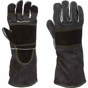 Guantes de Trabajo de Cuero Vacuno de Primera Calidad, Hechos a Medida, con Doble Palma para Mayor Protección, Cómodos para Soldadores - Product Image 1