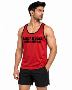 Débardeur de sport en coton pour homme, col rond, sans manches, pour fitness et entraînement en salle de sport - Product Image 4