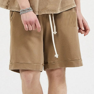 Pantalones Cortos de Algodón para Hombre con Logotipo Personalizado, Estilo Casual, Urbano, Holgados, para Verano, Proveedor OEM de Fábrica al por Mayor - Product Image 1