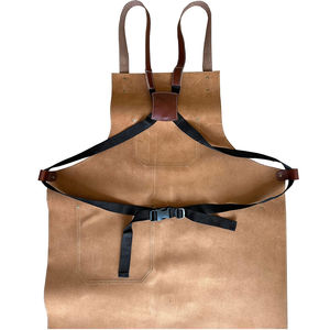 Delantal de cuero diseñado para trabajos de soldadura que ofrece una capa protectora contra el calor de las chispas y el polvo, al tiempo que se mantiene cómodo de usar. - Product Image 5