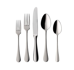 Juego de Cubiertos Plateados de Estilo Único en Metal, Diseño Elegante y Lujoso, Hecho a Mano, Excelente Calidad, Acero Espejo - Product Image 5