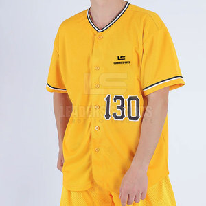 เสื้อเบสบอลแขนสั้นดีไซน์ใหม่คลาสสิกไม่ซ้ำใคร ระบายอากาศได้ดี สำหรับฤดูร้อน ผลิตจากโพลีเอสเตอร์ 100% แห้งเร็ว ต้านเชื้อแบคทีเรีย ขายส่ง - Product Image 2