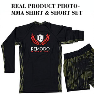 Low MOQ Custom Sublimation Printed Rhinestone 100% Polyester Slim-Fit Breathable Stretch Quick Dry Compression <b>Martial</b> <b>Art</b> <b>Wear</b> - Product Image 6