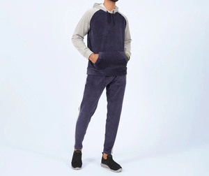 Ensemble de survêtement sportif à manches raglan avec capuche pour hommes, ensembles de survêtements en gros, vêtements de sport pour hommes - Product Image 6