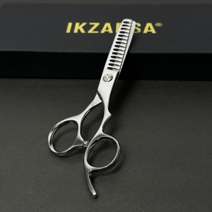 440c Professional Ergonomic Hair Cutting Thinning <b>Scissors</b> Stainless Steel Texturizing Barber Shears Salon Hairdressing Tool - Product Image 6