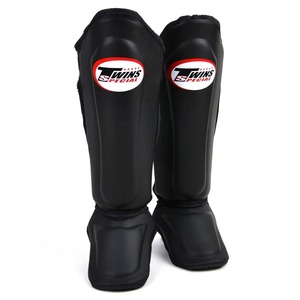 Protège-tibias Twins Muay Thai en cuir de vachette véritable léger de qualité supérieure, protection de base pour la boxe et le MMA, logo personnalisé, différentes tailles - Product Image 3