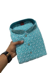 RN <b>KURTA</b> Embroidery Work Lakhnavi <b>Silk</b> Quick Dry Regular Fit Formal <b>Kurta</b> for Men's Wedding and Party Season India - Product Image 2