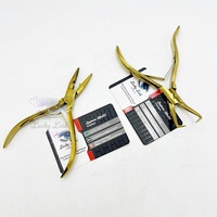 Outils pour extensions de cheveux Lucky Lash GPA-Plasma, couleur personnalisée, acier inoxydable de qualité chirurgicale, pinces pour extensions de cheveux, kit d'outils pour cheveux de haute qualité