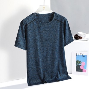 Bangladesh China Factory Price Cationic Quick Dry T Shirt Men Breathable Sports Fitness Crew Neck Short Sleeve Activewear - Product Image 5