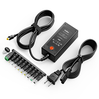Alimentation universelle 45W 5V-15V DC, adaptateur secteur de remplacement pour bandes LED, moniteurs bébé et caméras de sécurité