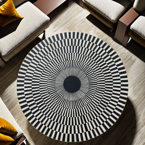 Handmade Minimalist Style Coffee <b>Table</b> <b>Adjustable</b> <b>Height</b> Intriguing Geometric Bone Inlay Design for Living Room Home Furniture - Product Image 2