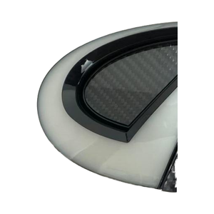 Cho 2013 + Mô hình QX50 qx70 biểu tượng động lực trắng đèn LED, đen sợi Carbon phía trước lưới tản nhiệt ánh sáng - Product Image 2