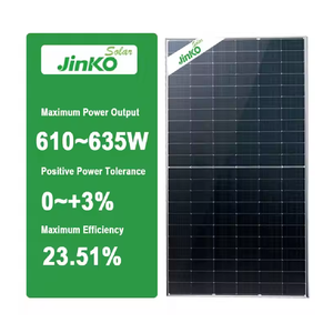 แผงเซลล์แสงอาทิตย์โมโน610W 635W แบบครึ่งเซลล์กล่องแยก IP68ชนิด N แบบพรีเมี่ยม - Product Image 1