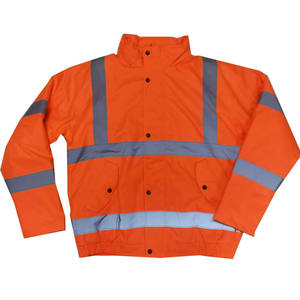 Vestes de travail coupe-vent personnalisables haute visibilité ANSI Classe 2 pour agents de sécurité, imperméables et réfléchissantes, style streetwear - Product Image 6