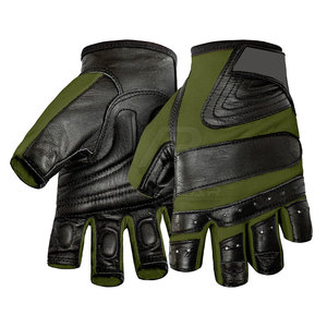 Guantes de Gimnasio de Medio Dedo de Cuero de Alta Calidad con Material Transpirable y Agarre Antideslizante para Entrenamiento Físico Unisex - Product Image 5