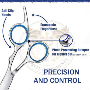 Juego de Tijeras para el Cabello de 10 Piezas, Juego de Tijeras de Peluquería Profesionales de 6.7 Pulgadas, Tijeras para Cortar el Cabello de Alta Calidad - Product Image 4