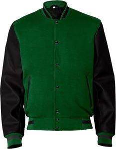 Veste universitaire contemporaine pour homme avec broderie personnalisée du logo de l'école, des noms, des numéros et une finition haut de gamme - Product Image 1