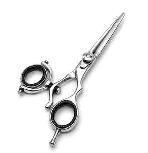 Tijeras de Peluquería Profesionales de Acero Inoxidable Japonés con Diseño Giratorio para el Pulgar - Product Image 1
