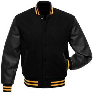 Chaqueta Varsity de Invierno Personalizada de Alta Calidad para Hombre, OEM, Estilo Casual, Logotipo Frontal Personalizado, Impermeable y Resistente al Viento - Product Image 4