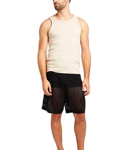 Pantalones cortos antideslizantes con forro personalizado de verano de doble capa de secado rápido cómodos deportivos de ajuste personalizado para deportes de hombre - Product Image 3
