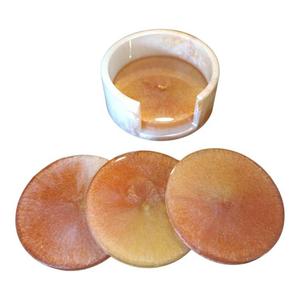 Premium Handmade <b>Resin</b> Coaster Set with Modern <b>Epoxy</b> Art Design Decorative <b>Table</b> Protectors 350mm Diameter for Home & Office Use - Product Image 4