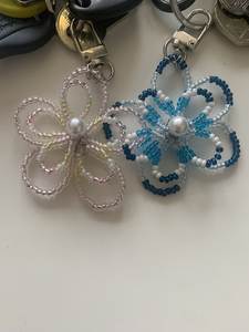 Traditional Embroidery Beaded Handmade Classic Ethnic Floral <b>Customized</b> Luxury Design Eco-Friendly MD HANDICRAFTS <b>Keychain</b> - Product Image 5