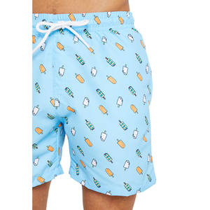 Pantalones Cortos Deportivos para Hombre, Hasta la Rodilla, de Secado Rápido, Transpirables, Ecológicos, Impermeables, con Cierre de Cordón, Casuales, 100% Poliéster - Product Image 2