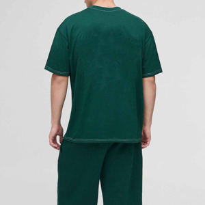 Tissu en coton de qualité supérieure (doux et respirant) Coupe ample et décontractée Ensemble t-shirt et short assorti Taille élastique - Product Image 6