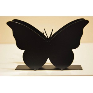 Porte-serviettes en forme de papillon avec motif de fruits, organiseur de papier autoportant pour utilisation sur table - Product Image 6