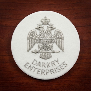 Écusson étoile brodé à la main en fil de bullion, fil doré, insignes maçonniques pour casquettes en velours, blazers et accessoires d'uniforme - Product Image 4