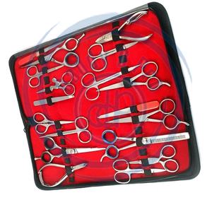ENSEMBLE ASSORTIE DE 18 INSTRUMENTS DE BEAUTÉ ENSEMBLE DE CISEAUX DE BARBIER POUR MANUCURE PÉDICURE PINCE ET PINCES À ONGLES CE & ISO DADDY D PRO - Product Image 5