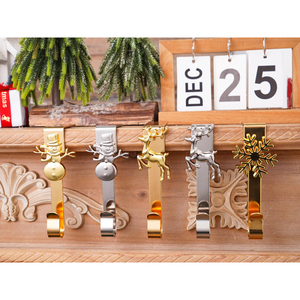Durable Metal Snowflake & Reindeer Christmas <b>Stocking</b> Hangers Eco Friendly Holiday Decoration At Best Price From Indian Exporter - Product Image 6