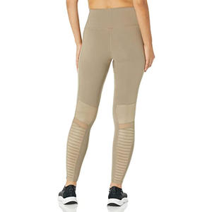 Leggings de sport pour femmes en coton 100% personnalisés OEM, coupe ajustée, lourds et respirants, au prix de gros - Product Image 3