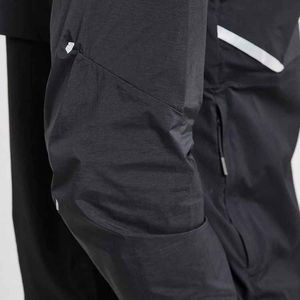 Chaqueta Negra Minimalista de Camuflaje para Hombre de Alta Calidad, Personalizada, a la Moda, Impermeable, Cortavientos, Transpirable, con Media Cremallera - Product Image 4