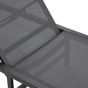 Sdraio da Patio in Alluminio Regolabile a 5 Posizioni, Chaise Longue Pieghevole per Bordo Piscina - Product Image 6