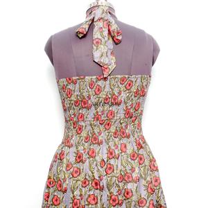 Elegant Digital Printed Maxi Cotton Floral Plus-size Women O-Neck Loose Fit Sleeveless Eco-Friendly Breathable Party <b>Dress</b> - Product Image 6